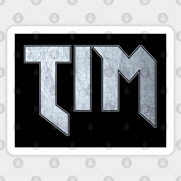 Heavy metal Tim Sticker by KubikoBakhar